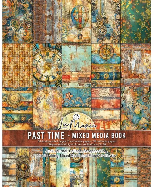 Past Time Mixed Media Book A4 Maxi