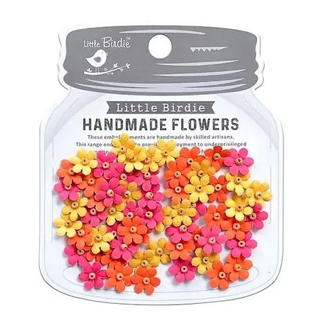 Boho Vibes Natalia Paper Flowers, 60 pieces