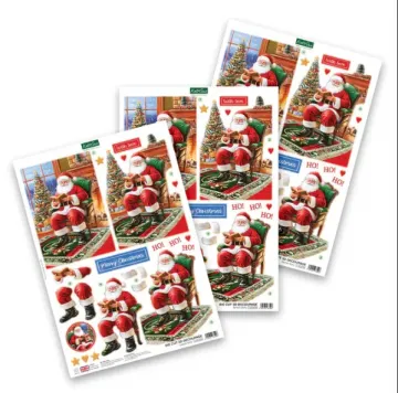 Santa's Story Die-Cuts, 3 sheets