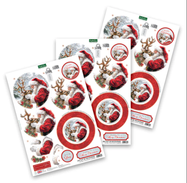 Reindeer Kisses Die-Cuts, 3 sheets