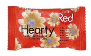 Red Hearty Soft Clay