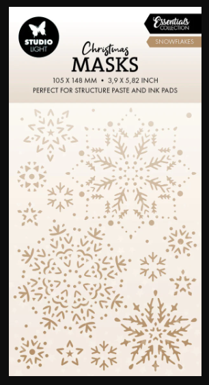 Snowflakes Mask, 3.9x5.8