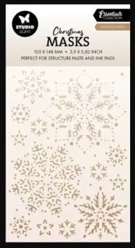 Snowflakes Mask, 3.9x5.8