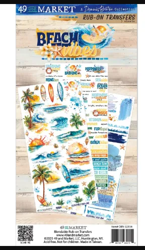 Beach Vibes Rub-Ons