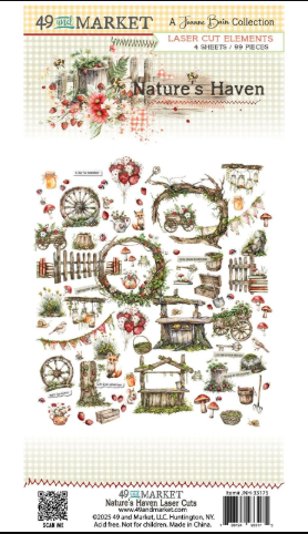 Nature's Haven Laser Cuts, 99 pieces