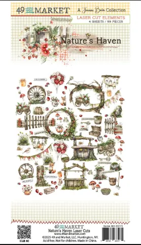 Nature's Haven Laser Cuts, 99 pieces