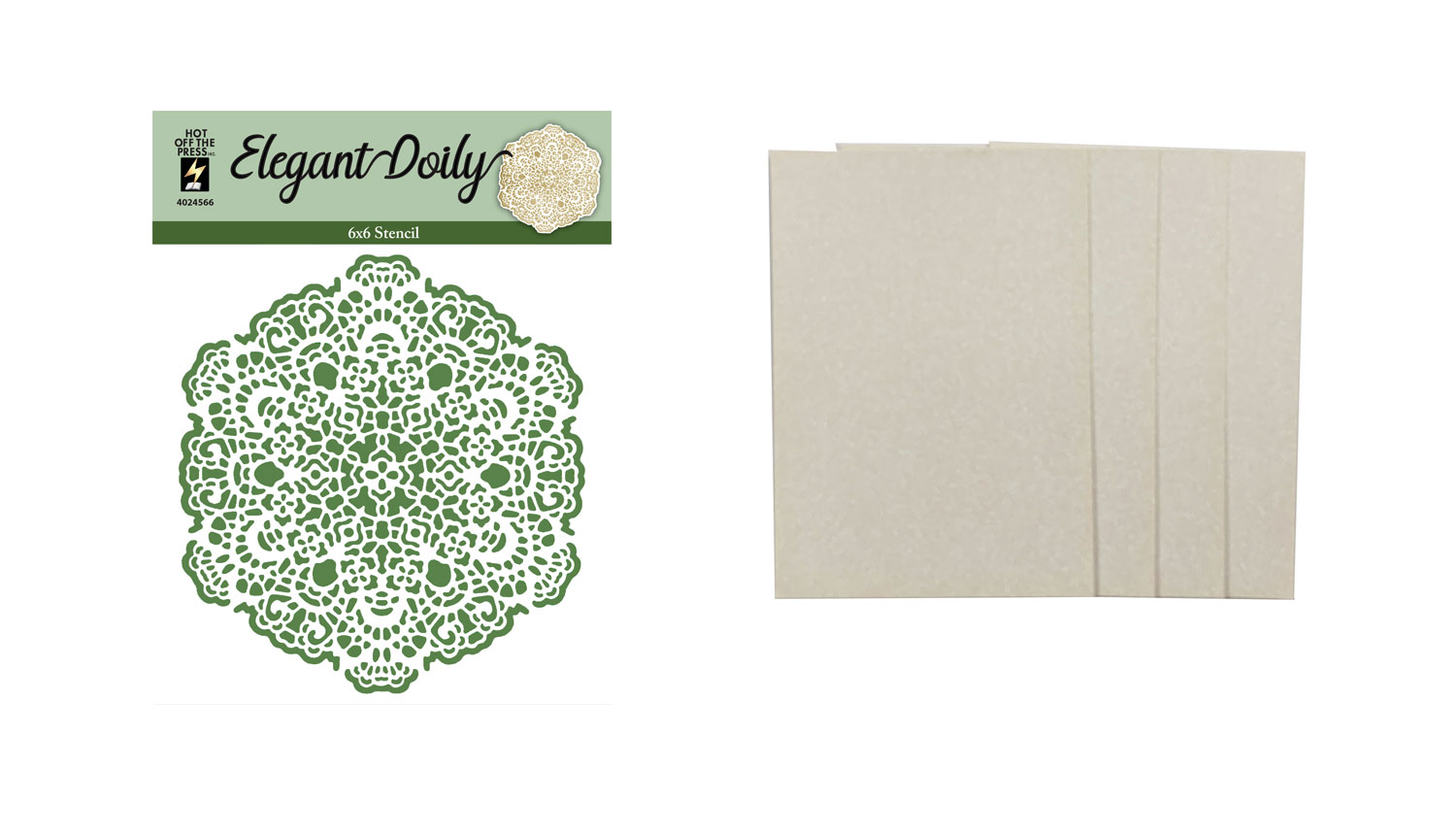 Doily & Gears Stencils by Stencils & Such Money Saver