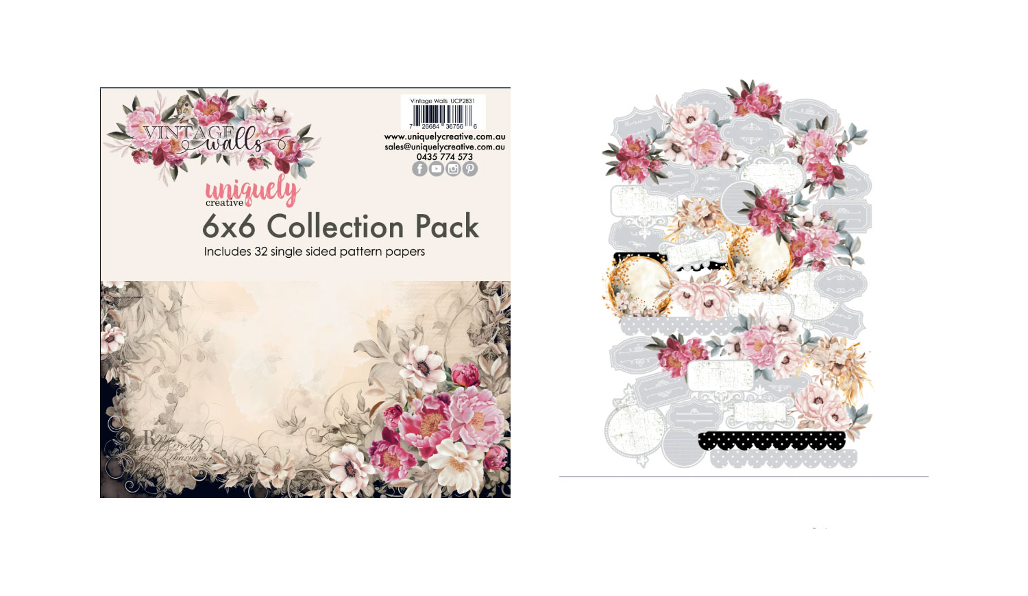 Vintage Walls by Uniquely Creative Money Saver