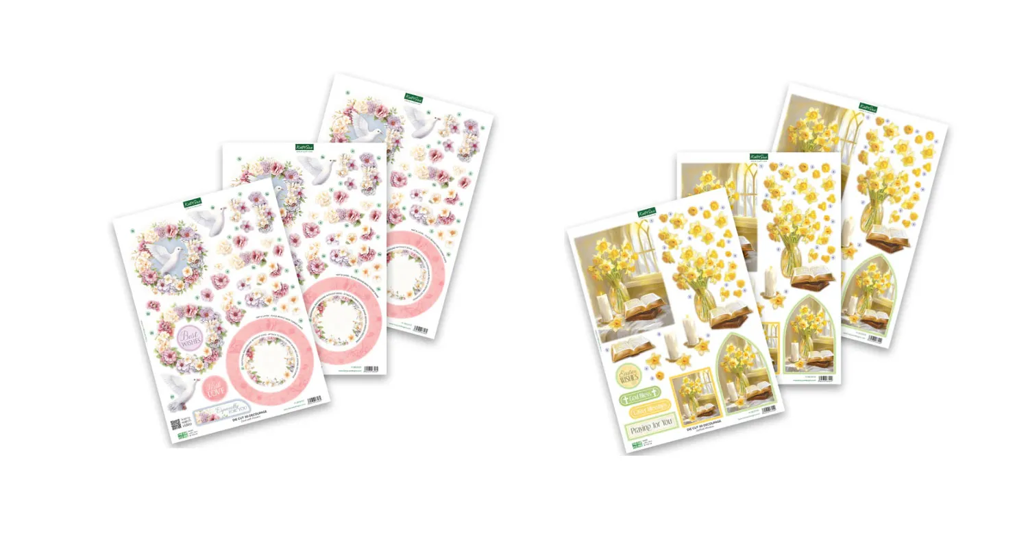 Daffodil, Dove & Cross Die-Cuts by Katy Sue Designs Money Saver