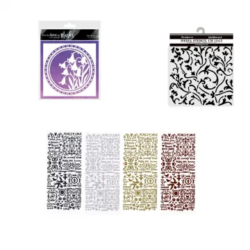 Ornate & Bluebells Stencils by Stencils & Such Money Saver