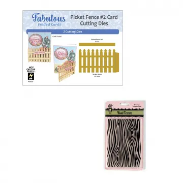 Picket Fence Card Dies by Fabulous Folded Money Saver