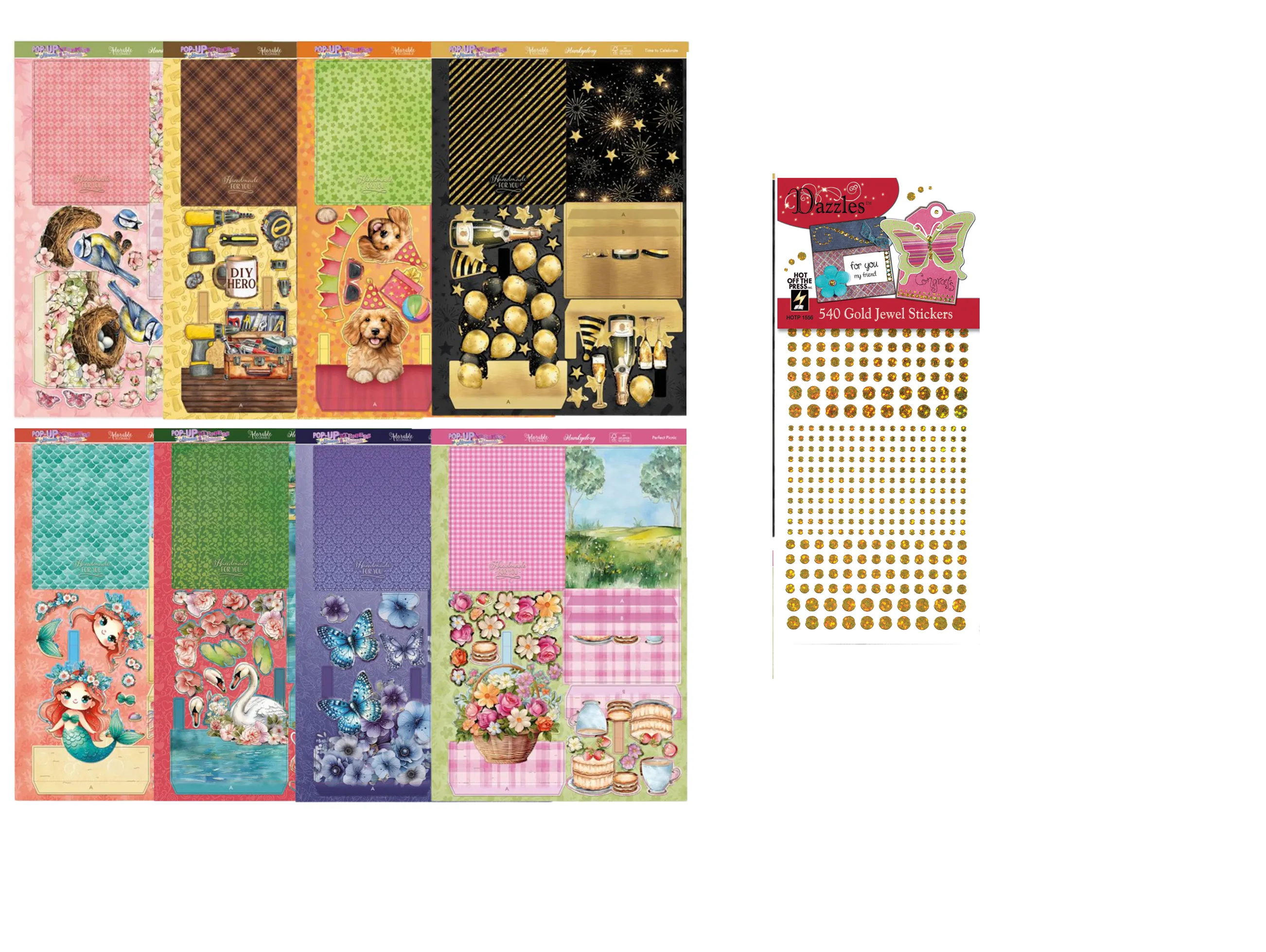 Pop-Up Stepper Cards by Hunkydory Money Saver