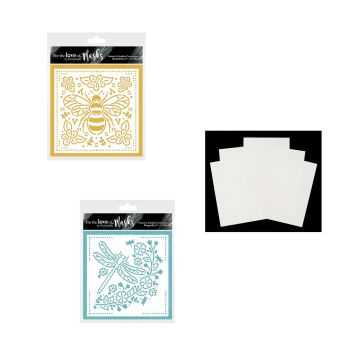 Bee & Dragonfly Stencils by Stencils & Such Money Saver