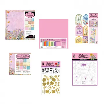 Watercolor Wildflowers by Hot Off The Press Money Saver