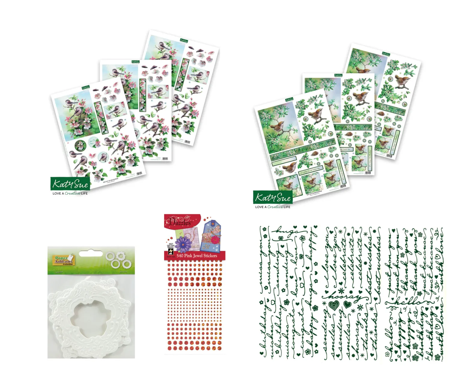 Birds & Blossoms Die-Cuts by Katy Sue Designs Money Saver