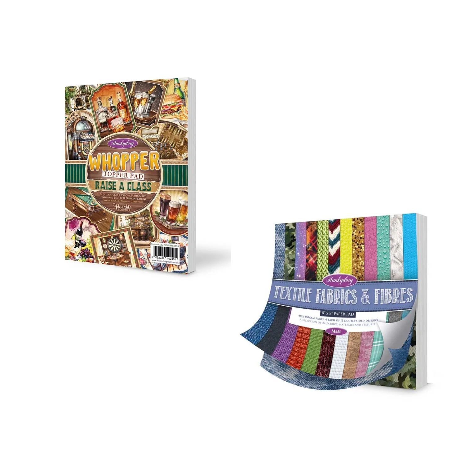 Raise a Glass & Fabrics Papers by Hunkydory Money Saver