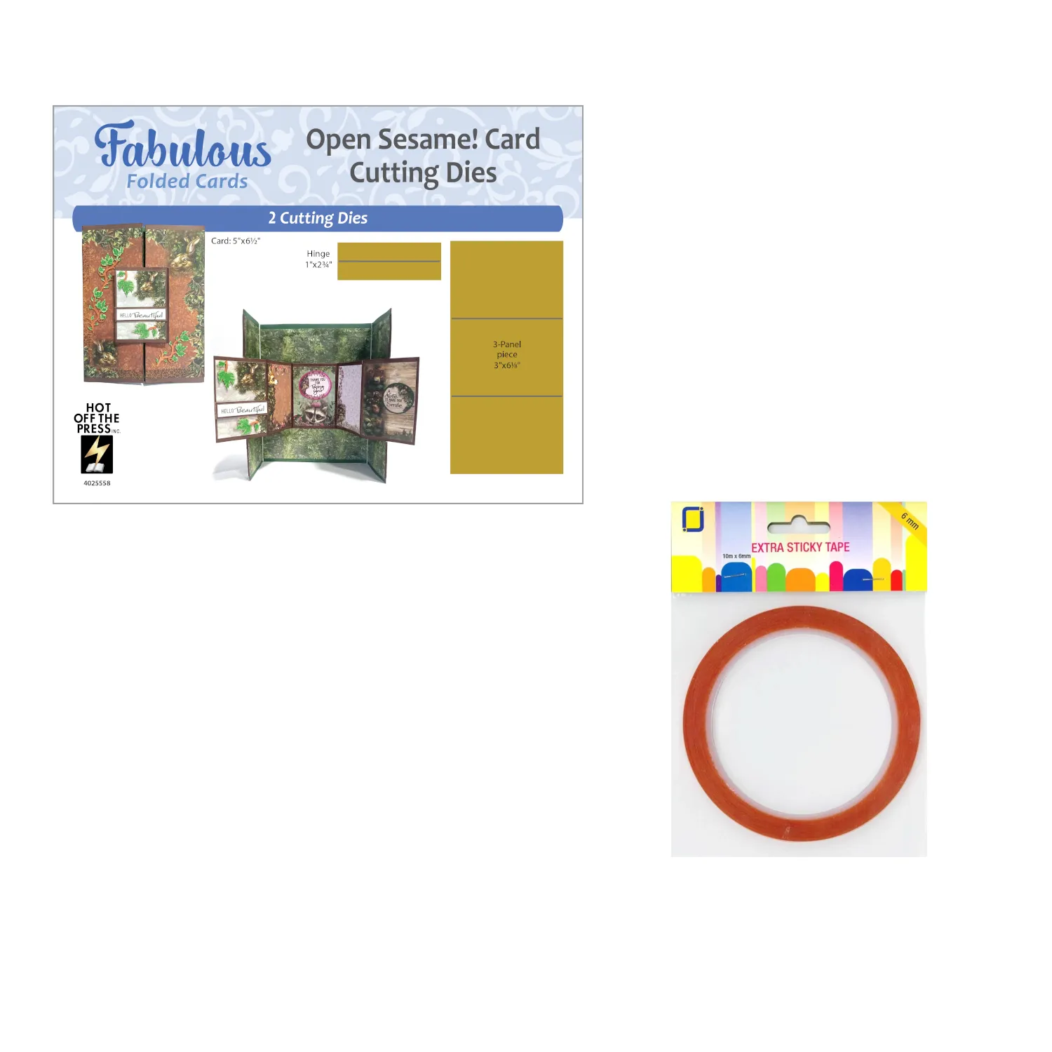 Open Sesame Card Dies Fabulous Folded by HOTP Money Saver