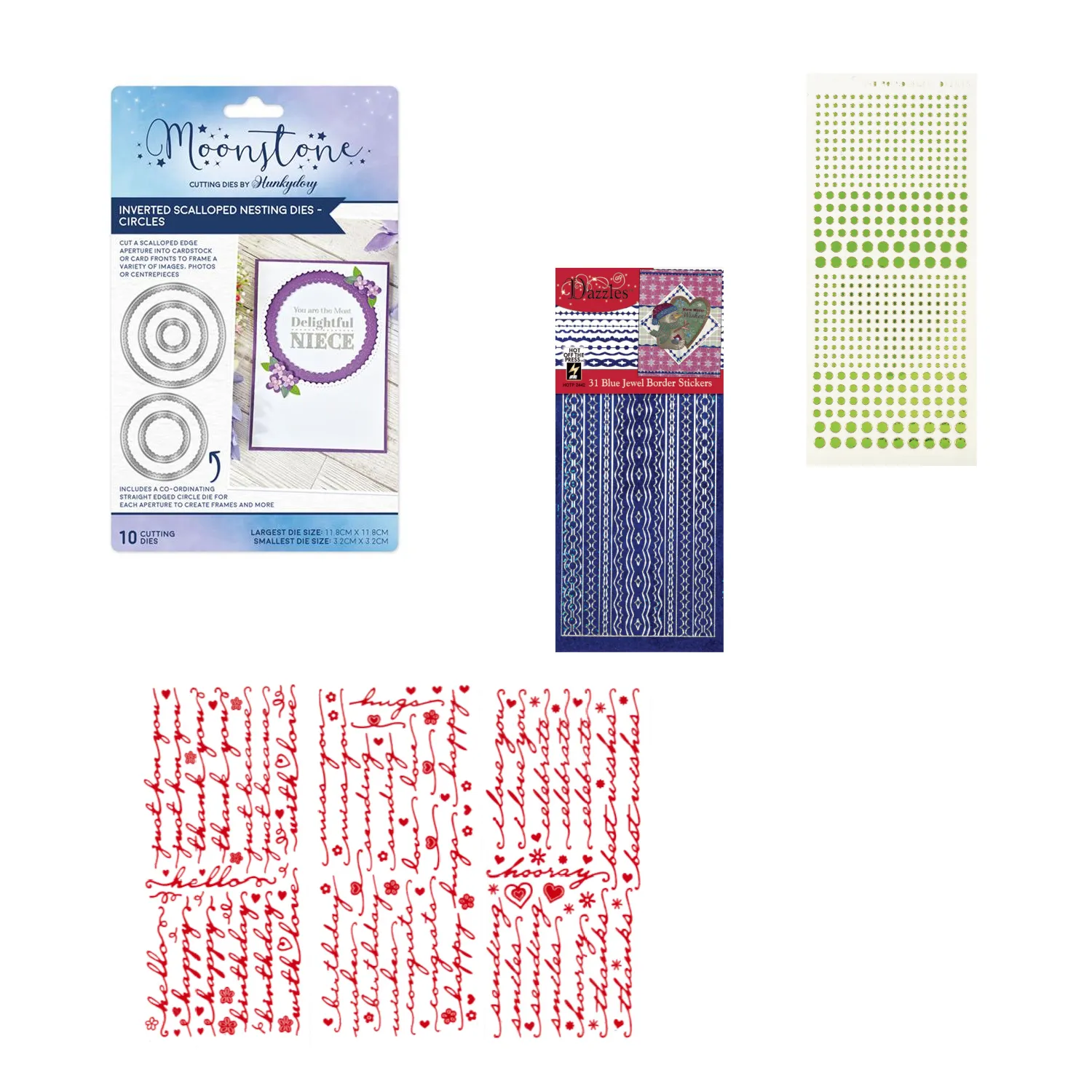 Inverted Dies by Hunkydory  Money Saver