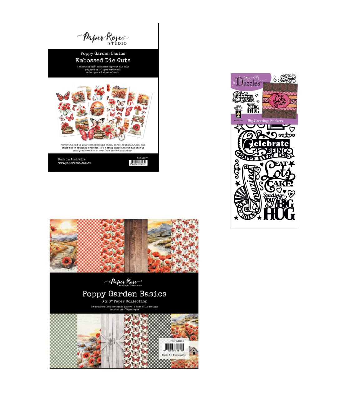Poppy Garden by Paper Rose Money Saver