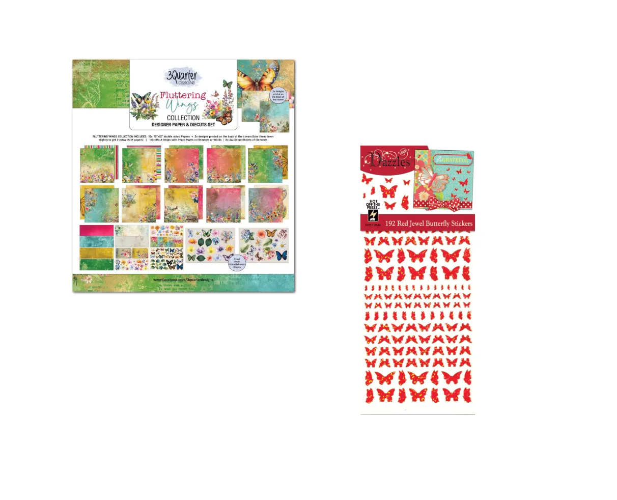 Fluttering Wings by 3Quarter Designs Money Saver