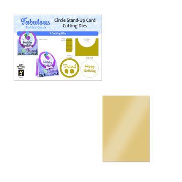 Circle Stand-Up Card Dies by Fabulous Folded Money Saver