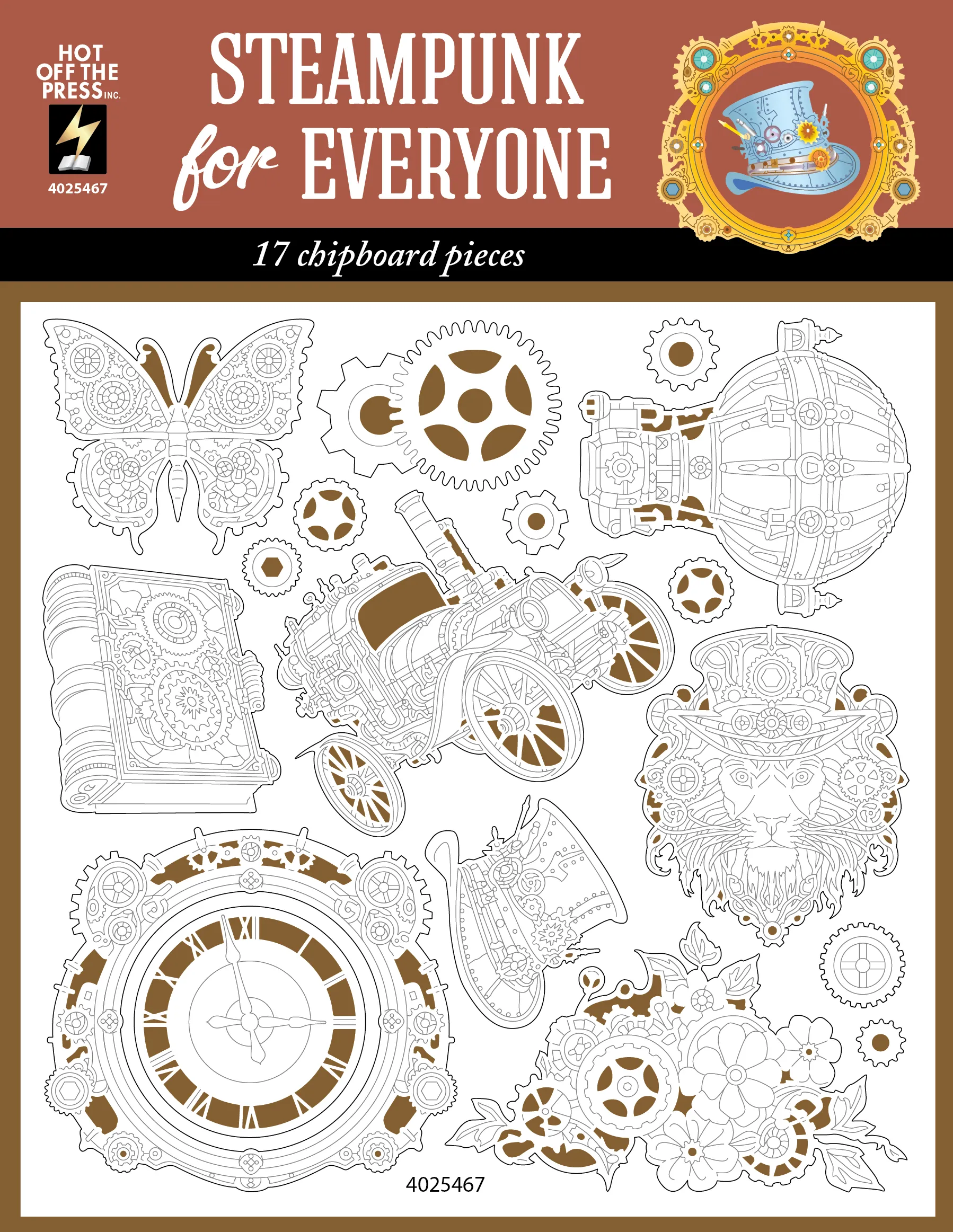 Steampunk for Everyone Chipboard