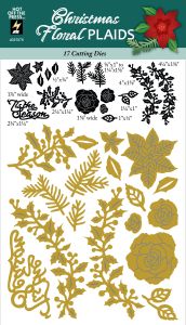 Christmas Floral Plaids Dies