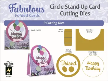 Circle Stand-Up Card Dies