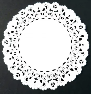 4" White Paper Doilies, 20 pack