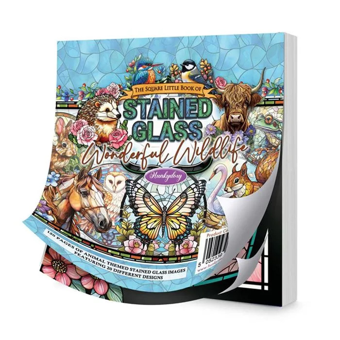The Square Little Book of Stained Glass Wonderful Wildlife