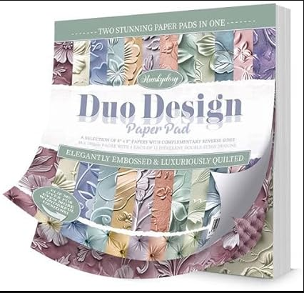 Elegantly Embossed & Luxuriously Quilted Duo Design Pad