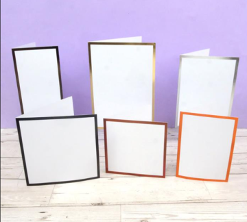 Foiled Edge Card Blanks & Envelopes Megabuy Metallics