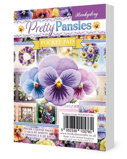 Pretty Pansies Pocket Pad