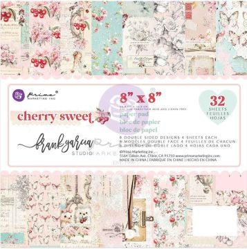 Cherry Sweet 8x8 Papers, 32 sheets