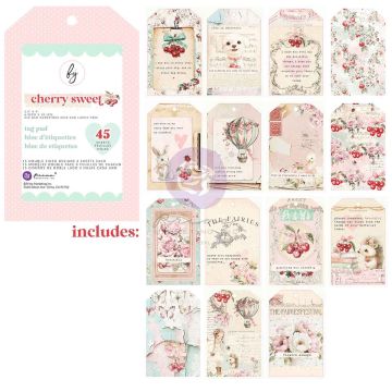 Cherry Sweet Tags, 45 pieces