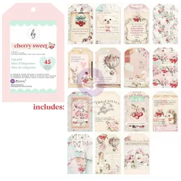 Cherry Sweet Tags, 45 pieces