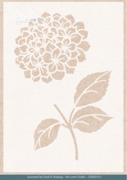 Hydrangea Stencil