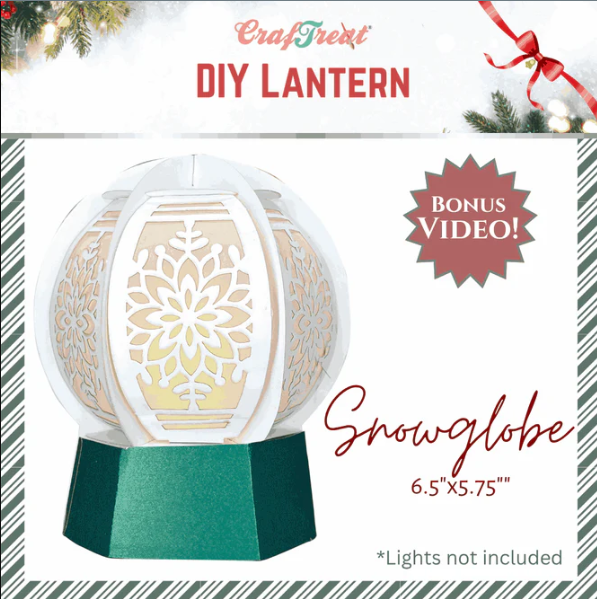 Snowglobe Paper Lantern