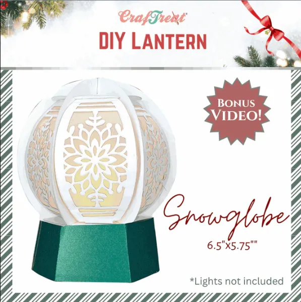 Snowglobe Paper Lanters