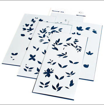 Enchanting Floral Layering, 5 stencils