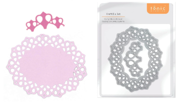 Delicate Lattice Oval Dies
