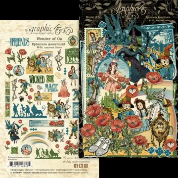 Wonder of Oz Ephemera Die-Cuts, 55 pieces