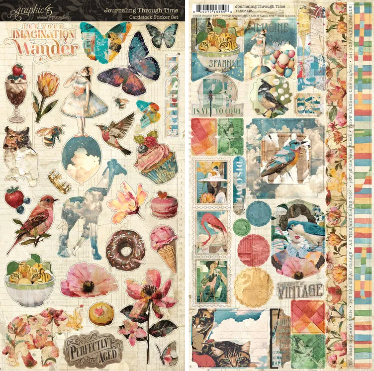 Journaling Through Time Stickers