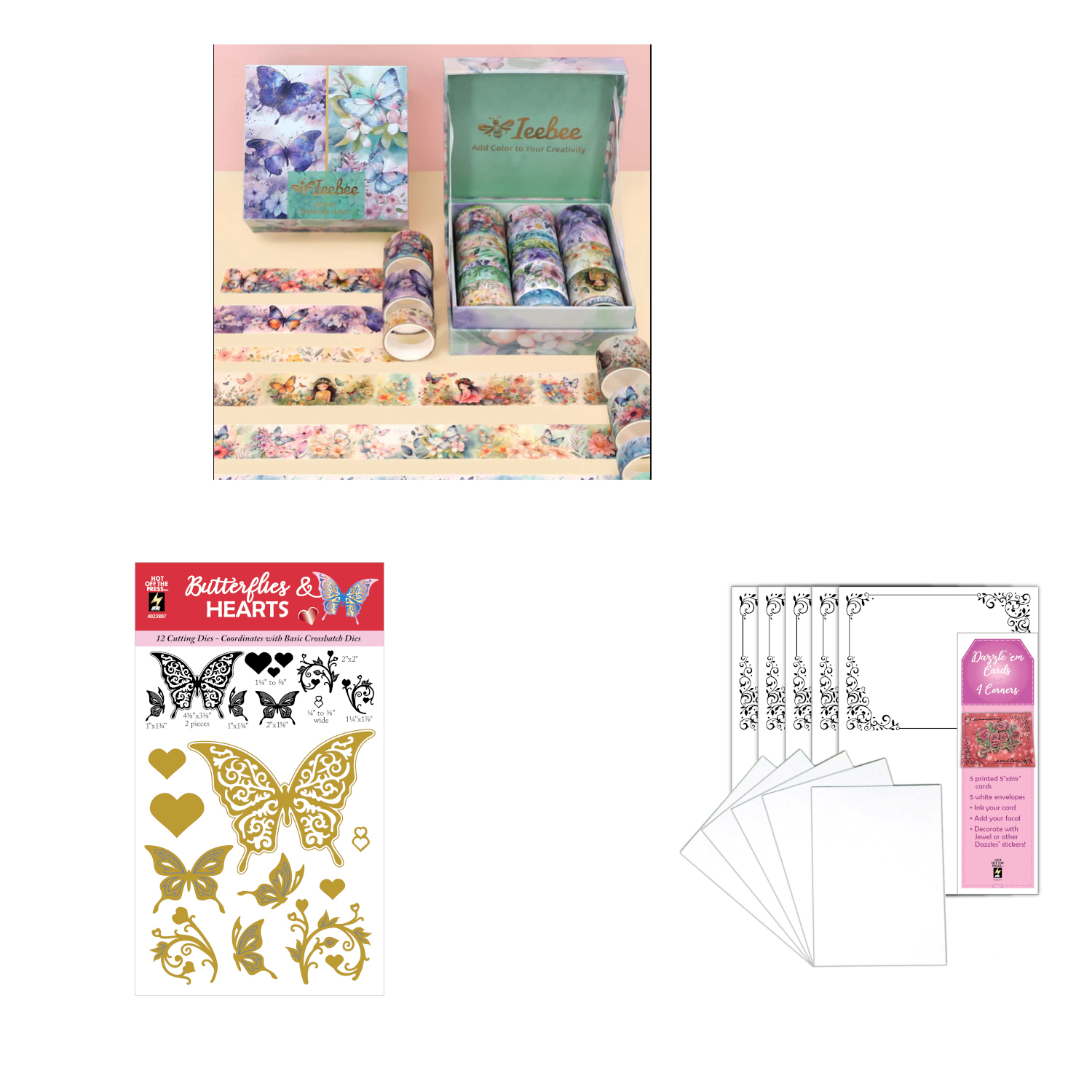 Fluttering Blooms Washi by Ieebee Money Saver