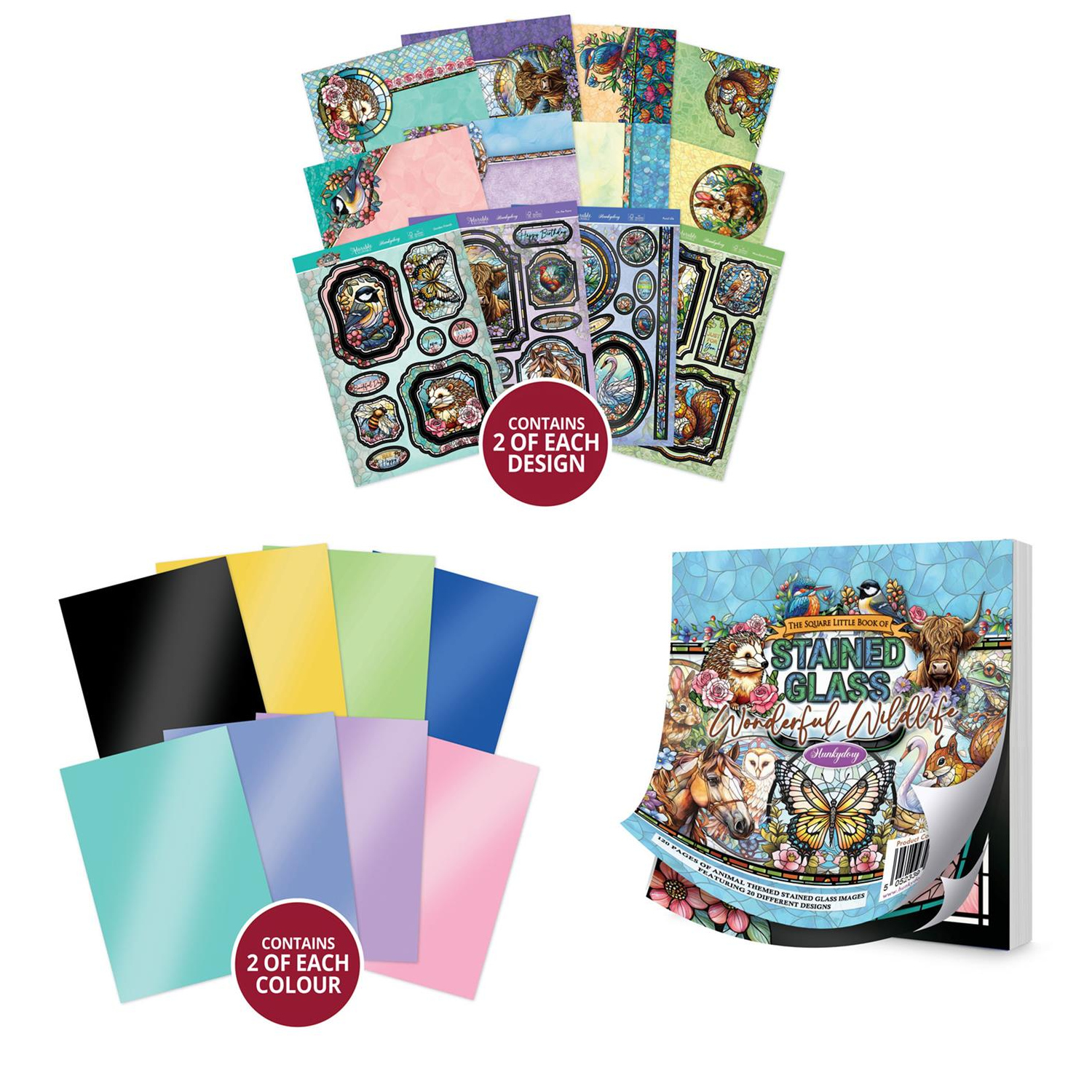 Stained Glass Wonderful Wildlife by Hunkydory Money Saver