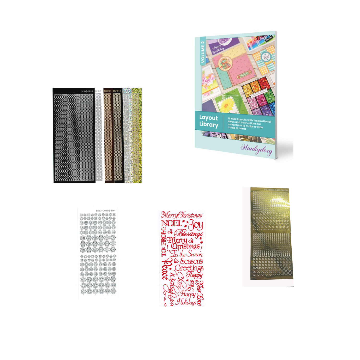 Layout Library #2 by Hunkydory Money Saver