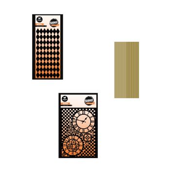 Clock & Diamonds by Stencils & Such Money Saver