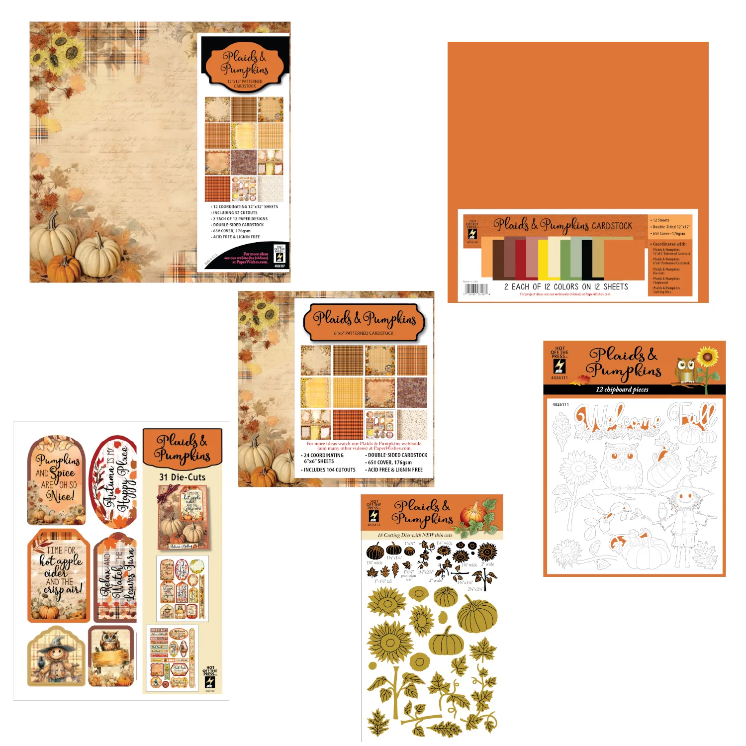 Plaids & Pumpkins by Hot Off The Press Money Saver