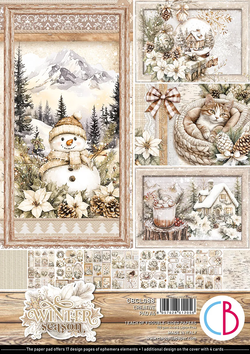 Winter Season Creative Pad, 95 images