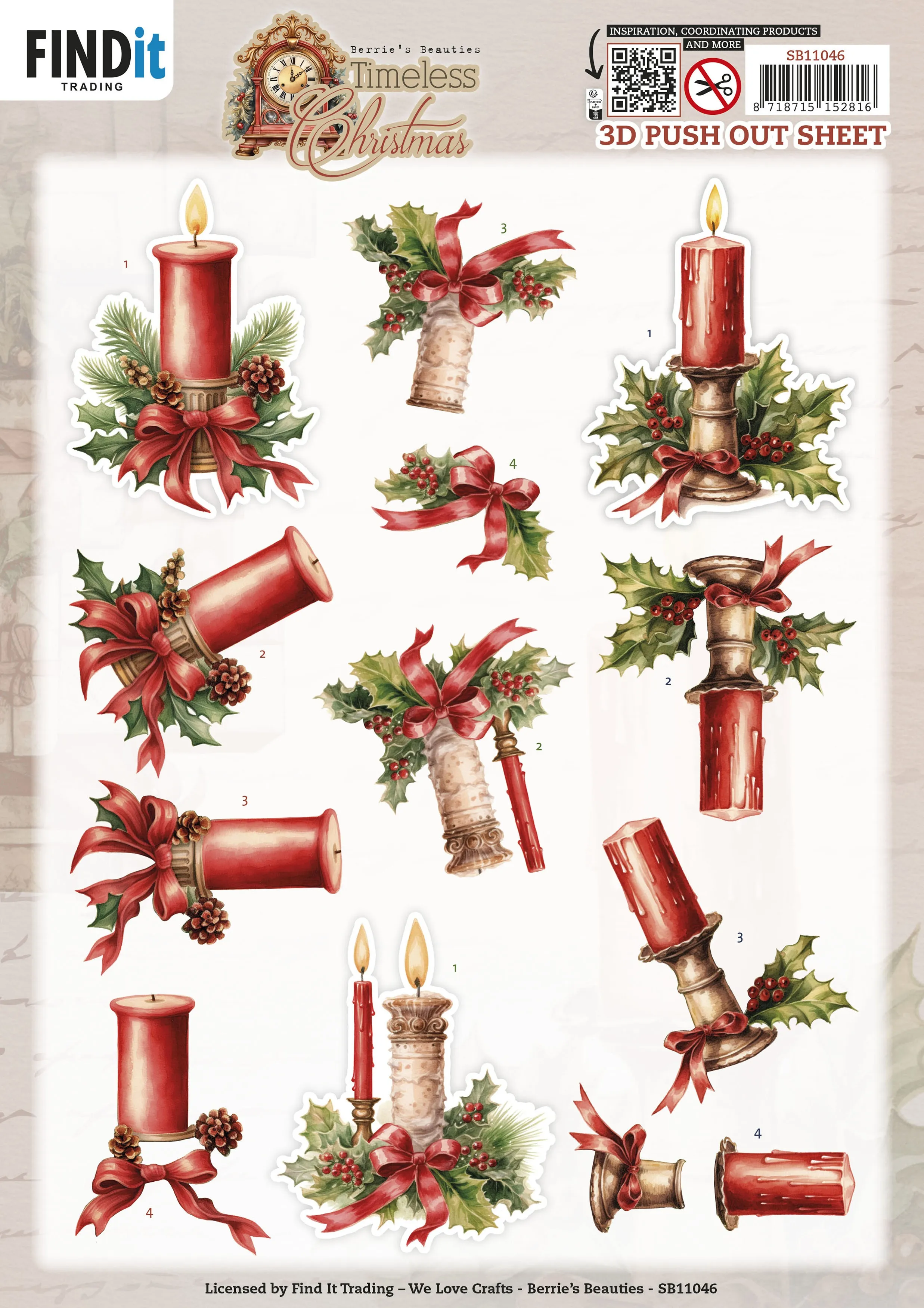 Timeless Candles Die-Cuts